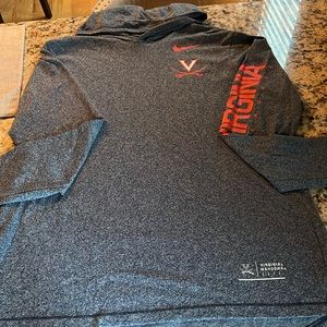 Mens size large Nike Hoodie, 50% cotton and 50% polyester.